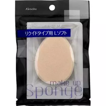 Спонж для макияжа Kanebo [для жидкого типа] L мягкий 1 шт.