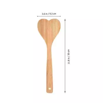 Spoon Multifunction Love Bamboo Wooden Bride The Gift Lovely Dessert Honey Household