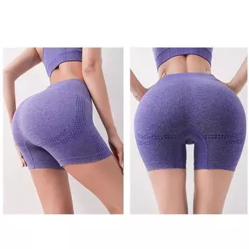 Спорт Фитнес Бег Нижние шорты Женские тугие ягодицы Упражнения для живота Персиковые ягодицы Фитнес Йога Формирование тела Нижнее белье S/M чёрный