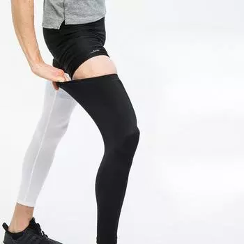 Спорт и фитнес, высокоэластичные защитные щитки для голени, защита от бега, растяжение мышц при баскетболе, защита от езды на велосипеде чёрный