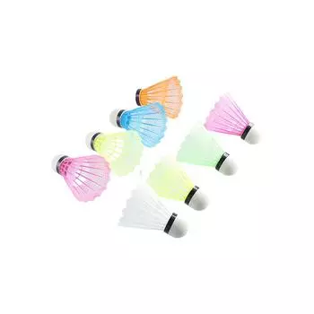 Спорт на открытом воздухе Обучение Цветной волан Бадминтон Мячи Воланы Товары Тренировочный мяч multicolor-12pcs