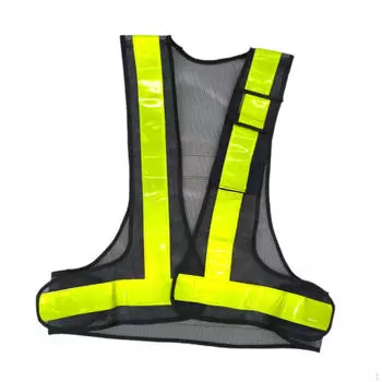 Sport Reflective Vest Night Warning Reflector Clothing Adjustable Strips for Jogging Road