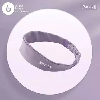 Спортивная антиперспирантная повязка для волос для бега, фитнеса, йоги, впитывающая пот, антиперспирантная, дышащая, для бадминтона, баскетбола, тренировок Purple