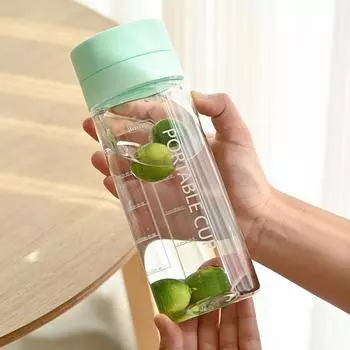 Спортивная бутылка для воды большой емкости на открытом воздухе, скраб, пластиковый стаканчик, портативная чашка для воды с защитой от капель, Air Up Drinkfles белый