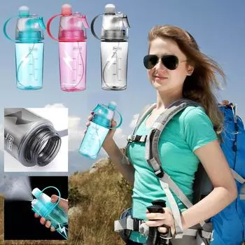 Спортивная чашка для воды со звездой на открытом воздухе, пластиковая чашка, удобная чашка, детский чайник, креативный студенческий подарок, чашка, скраб чёрный