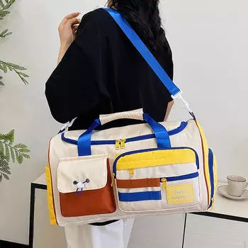 Спортивная дорожная сумка для фитнеса, модная, для ношения на плече, для ношения на ночь Style C