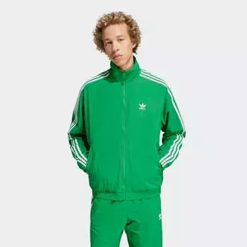 Спортивная футболка adidas Woven Firebird IT2493-ЗЕЛЕНЫЙ