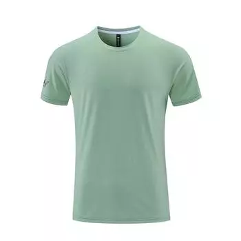 Спортивная футболка для мужчин и женщин, быстросохнущая свободная дышащая одежда с короткими рукавами, футболка с игольным ушком S