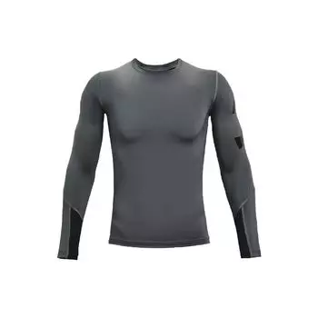 Спортивная футболка с длинным рукавом Under Armour HeatGear Мужская серая 1351817-012 M