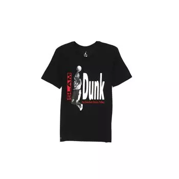 Спортивная футболка с коротким рукавом Air Jordan Flight Print Мужские топы Черные 939615-010 M