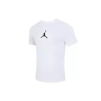 Спортивная футболка с коротким рукавом и логотипом Jordan Jumpman, мужские топы белого цвета CW5191-102 XL