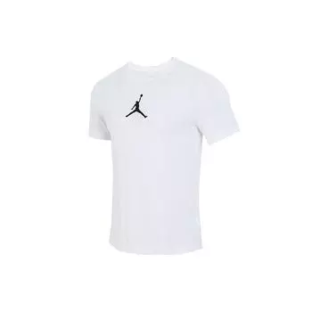 Спортивная футболка с коротким рукавом и логотипом Jordan Jumpman, мужские топы белого цвета CW5191-102