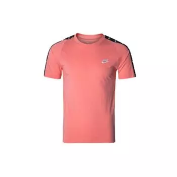 Спортивная футболка с коротким рукавом Nike Swoosh Logo, мужские топы розового цвета BQ0025-668 XL