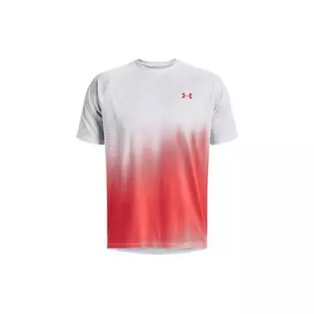 Спортивная футболка с коротким рукавом Under Armour с логотипом для тренировок, мужские топы белого цвета 1377053-100 XL