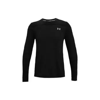 Спортивная футболка с круглым вырезом и длинными рукавами Under Armour Training, мужские топы, черные 1361136-001 XXL