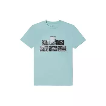 Спортивная футболка с круглым вырезом и короткими рукавами Vans x Ray Barbee x Leica Collaborative Print, топы унисекс, голубая VN0A7PIZYXG S