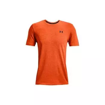 Спортивная футболка с круглым вырезом Under Armour Training, мужские топы, оранжевая 1370441-800 XXL