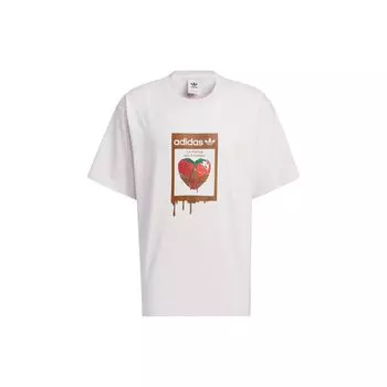 Спортивная футболка унисекс Adidas Originals Charr Morita Collection с мультяшным логотипом, розовые HZ5355 XXS