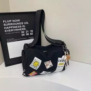 Спортивная и спортивная сумка для женщин, большая вместительная сумка-подушка для поездок на работу, сумка для багажа на короткие расстояния, персонализированная креативная сумка через плечо no pendant