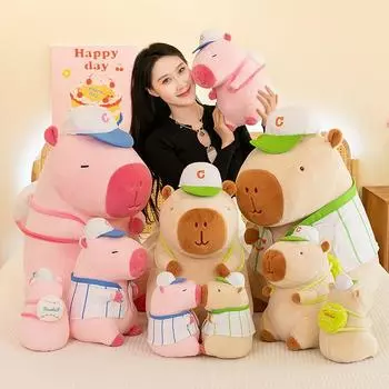 Спортивная игрушка-кукла Капибара для мальчика и его подруги, подарок на день святого Валентина 30cm