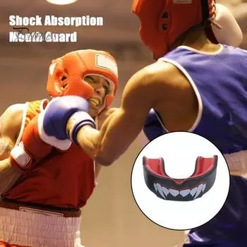 Спортивная капа для зубов, броня для зубов, молодежная капа для взрослых, двухслойная защита десен для бокса, ММА, регби, боевых искусств чёрный