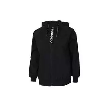 Спортивная куртка Adidas Neo с капюшоном женская верхняя одежда черная FK9939 M
