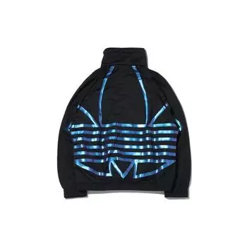 Спортивная куртка Adidas Originals Zeno с принтом логотипа на спине и воротником-стойкой, черные мужские куртки FS7333 XS