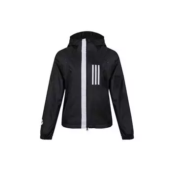 Спортивная куртка Adidas с капюшоном женская верхняя одежда черная DZ0034 L