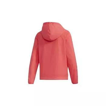 Спортивная куртка Adidas с тремя полосками и капюшоном Женские куртки Ярко-розовые флуоресцентные FM9260 M