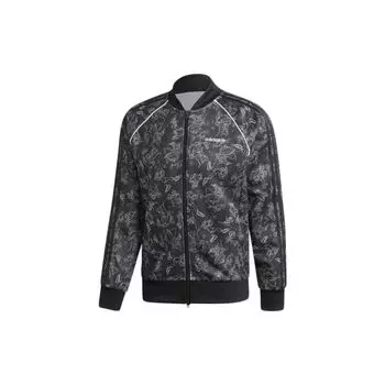 Спортивная куртка Adidas X Disney Goofy SST с принтом, черные мужские куртки GD6023 S