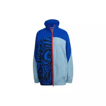 Спортивная куртка Adidas X Stella McCartney с цветным рисунком в виде блока, женская куртка синего цвета HA8970 XS
