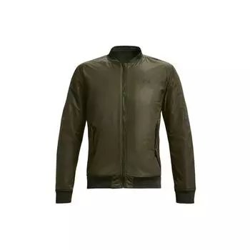 Спортивная куртка-бомбер Under Armour Training Мужская Верхняя одежда Зеленый 1366090-390 S