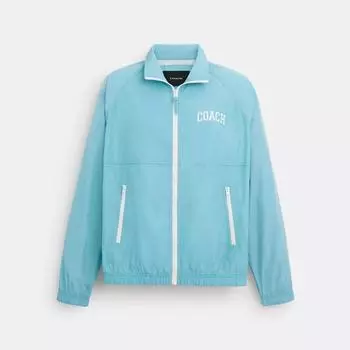 Спортивная куртка Coach выцветшего синего цвета Medium