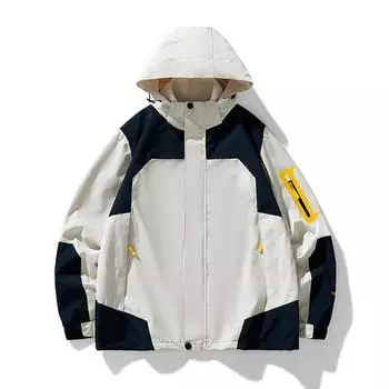 Спортивная куртка для активного отдыха Мужская куртка с капюшоном Ветрозащитная водонепроницаемая куртка для активного отдыха XS