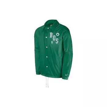 Спортивная куртка Nike Boston Celtics с принтом логотипа, мужская верхняя одежда, цвет люцерны, зеленый DB1432-312 S