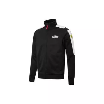 Спортивная куртка Puma Ferrari Race T7 с цветными блоками по бокам Мужская куртка Черная 533722-01 XS
