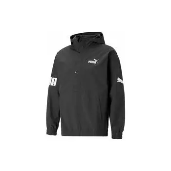 Спортивная куртка с длинным рукавом и логотипом Puma, мужская черная 675588-01 XL