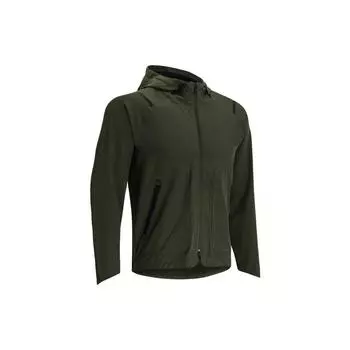 Спортивная куртка с капюшоном на молнии Under Armour для защиты от солнца, мужская верхняя одежда, зеленый 1370494-390 XL