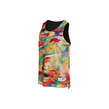 Спортивная майка без рукавов с полным принтом Nike Tie-Dye, женские топы, разноцветные DJ5221-010 XS