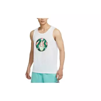 Спортивная майка Jordan American Retro с логотипом, мужские топы белого цвета DQ5878-100 XL