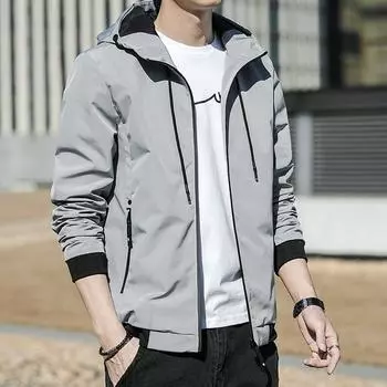 Спортивная мужская куртка для активного отдыха, весна и осень, свободная универсальная куртка, мужская тонкая куртка-тренчкот, мужская куртка M красный