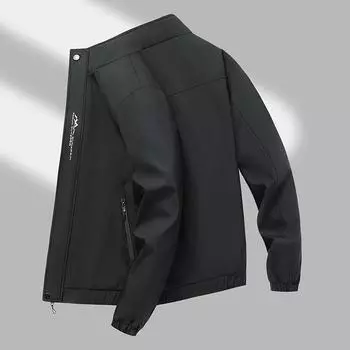 Спортивная мужская куртка для активного отдыха, весна и осень, свободная универсальная куртка, мужская тонкая куртка-тренчкот, мужская куртка M серый