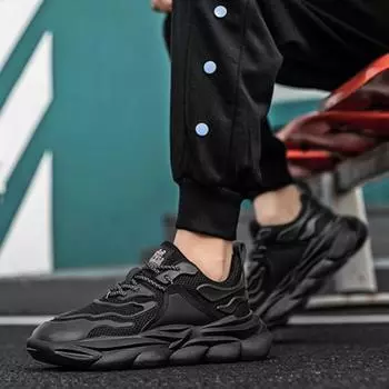 Спортивная мужская обувь на толстой платформе, дышащие мужские повседневные кроссовки, распродажа, оригинальные предложения, легкие предложения и новинки 2025 года в спортзале 39