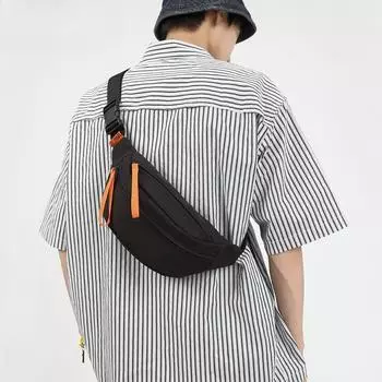 Спортивная мужская поясная сумка через плечо, большая, подлинная, дорожная, поясная сумка, качественная, карманная, через плечо зелёный