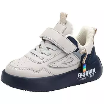 Спортивная обувь для мальчиков Classmate, кожаная поверхность, осенние и зимние модели, для детей среднего и старшего возраста, для отдыха, зимняя обувь из бархата и хлопка 26