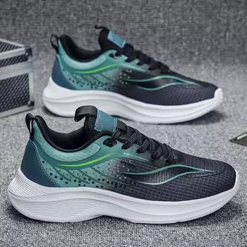 Спортивная обувь для мужчин 2025 г. Легкие сетчатые кроссовки для бега и бега, модные удобные повседневные теннисные туфли для мужчин, кроссовки большого размера 39