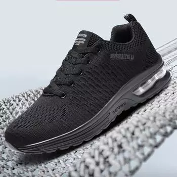 Спортивная обувь для мужчин Легкие мужские кроссовки для бега Удобные дышащие мужские кроссовки Амортизирующая мужская обувь Tenis Hombres 38 белый