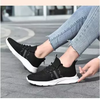 Спортивная обувь для женщин на все четыре сезона. Новые школьные кроссовки для весны. Повседневная дышащая женская обувь. 35 белый