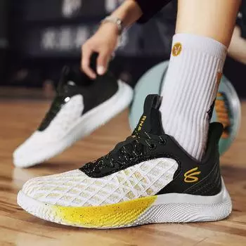 Спортивная обувь Fujian, баскетбольные кроссовки Curry, 2025, новые кроссовки для молодежи, низкие игровые ботинки для мужчин 36 озеро синий