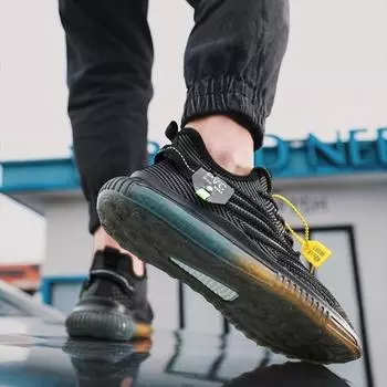 Спортивная обувь Мужские повседневные кроссовки для бега 2025 Весна Лето Удобные дышащие кроссовки 39 серый